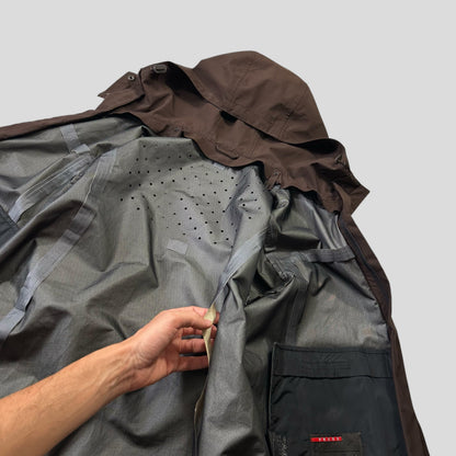 Prada Sport 2002 3 in 1 Brown Ventilated Goretex Technical Jacket - IT46 | Default Title, Brown