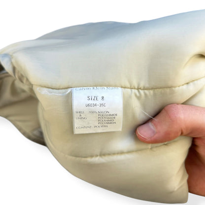 2000's Calvin Klein Integrated Backpack Cargo Jacket (XS) | O/S, Beige