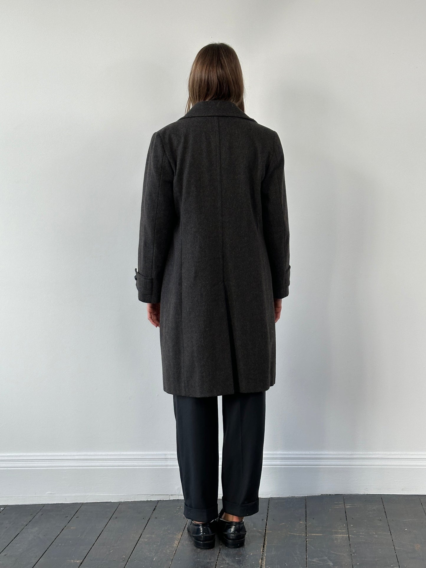 Marella 2000s Wool Single Breasted Coat - M