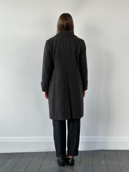Marella 2000s Wool Single Breasted Coat - M