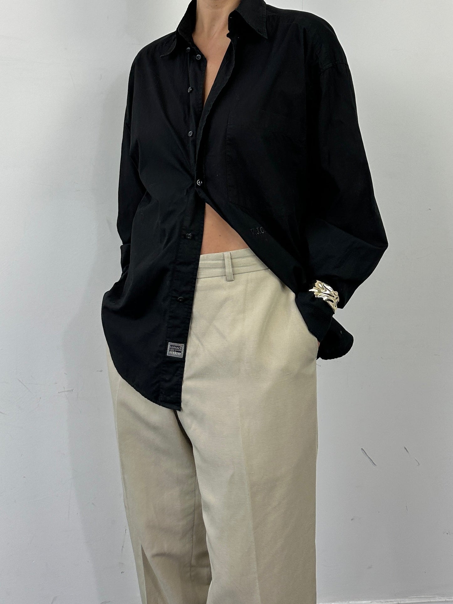 Versace Jeans Couture Pure Cotton Logo Shirt - XL