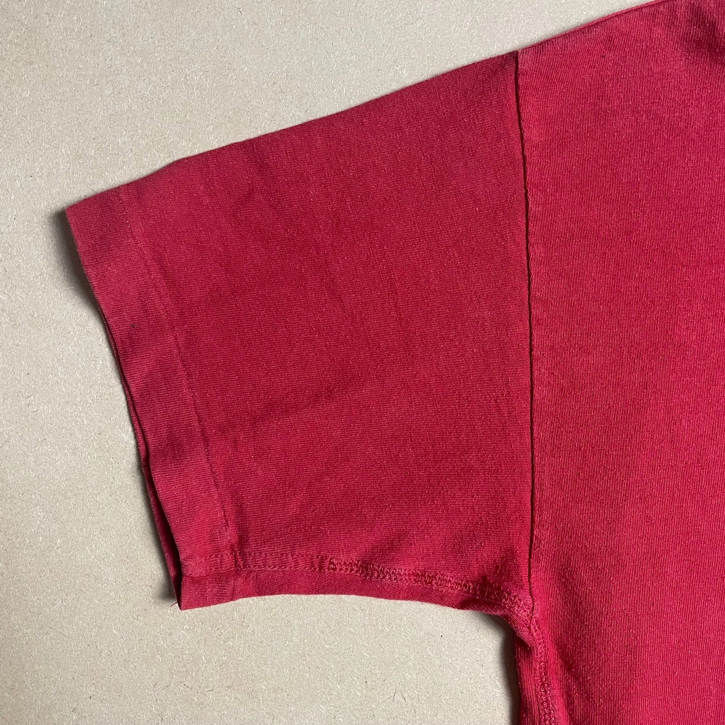 S/S 1985 Ruby Red Centre Compass Logo Smoke Stencil Graphic