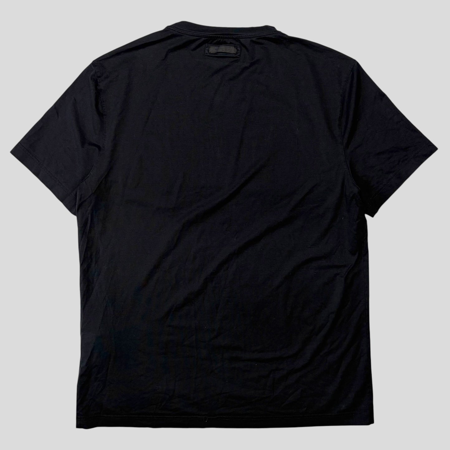 Prada Milano 2018 Black Tab Mini Logo T-shirt - M | O/S, Black