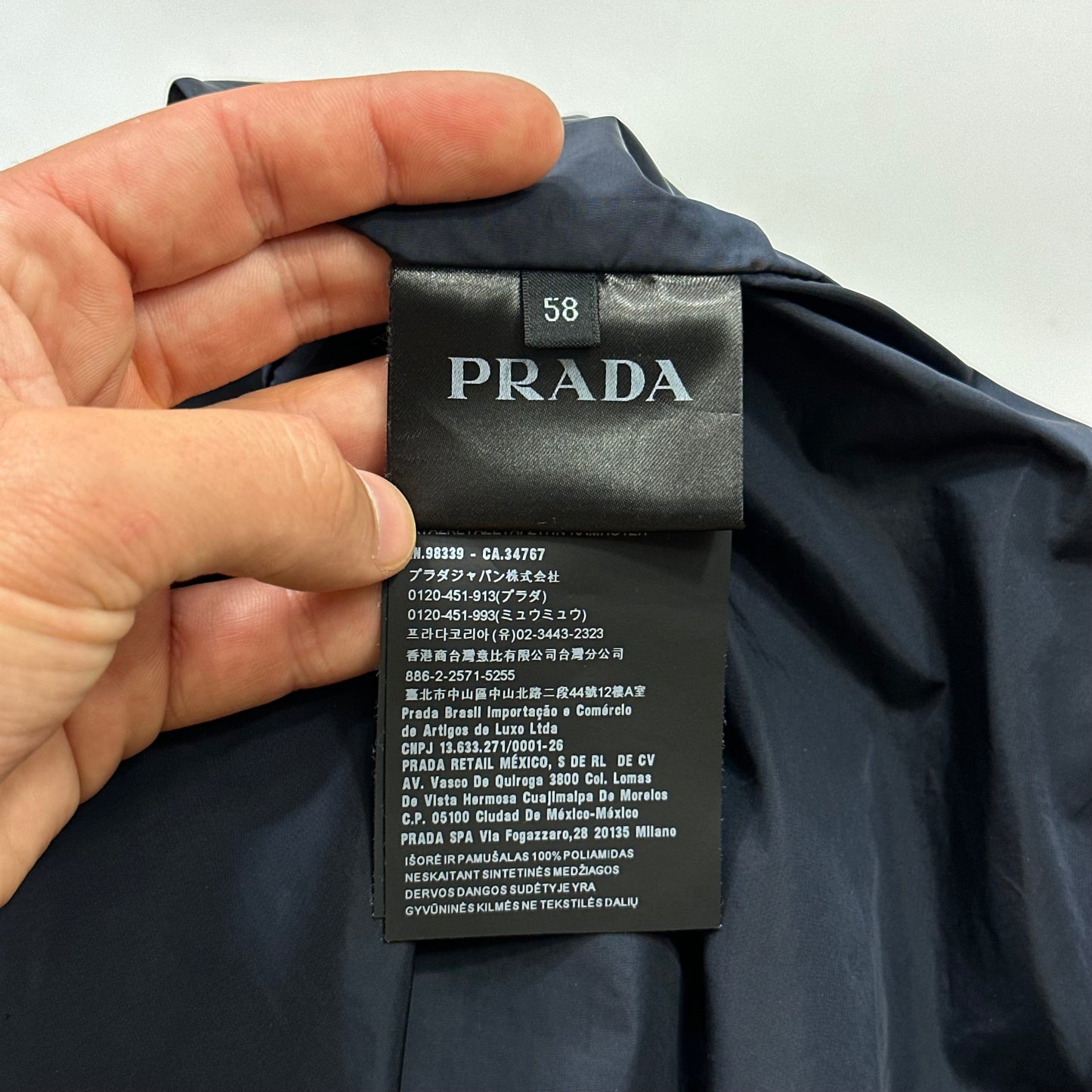 Prada Milano 2019 Nylon K-way Windbreaker Jacket - IT58