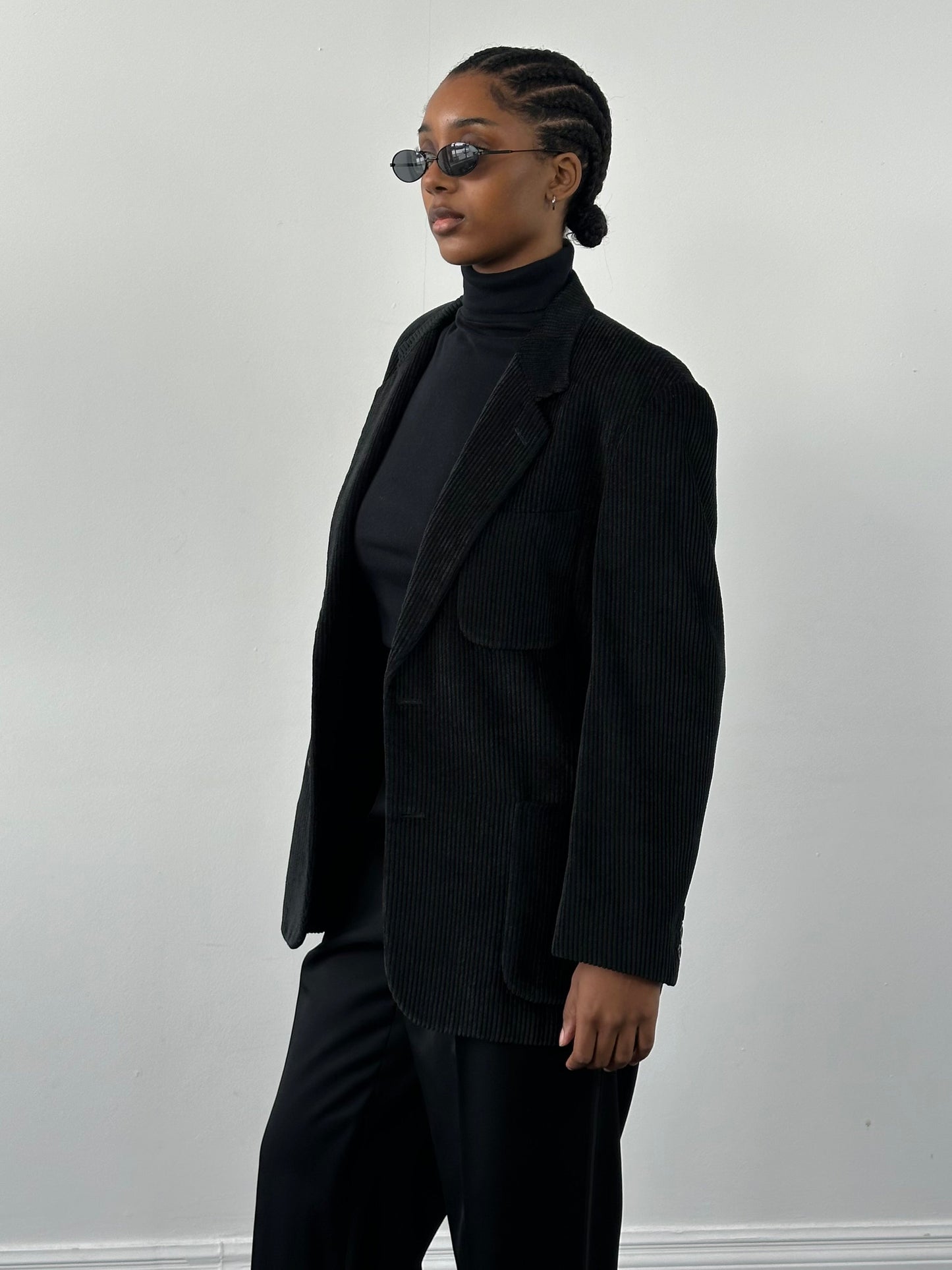 Christian Dior Monsieur 1990s Corduroy Single Breasted Blazer - 40R/M