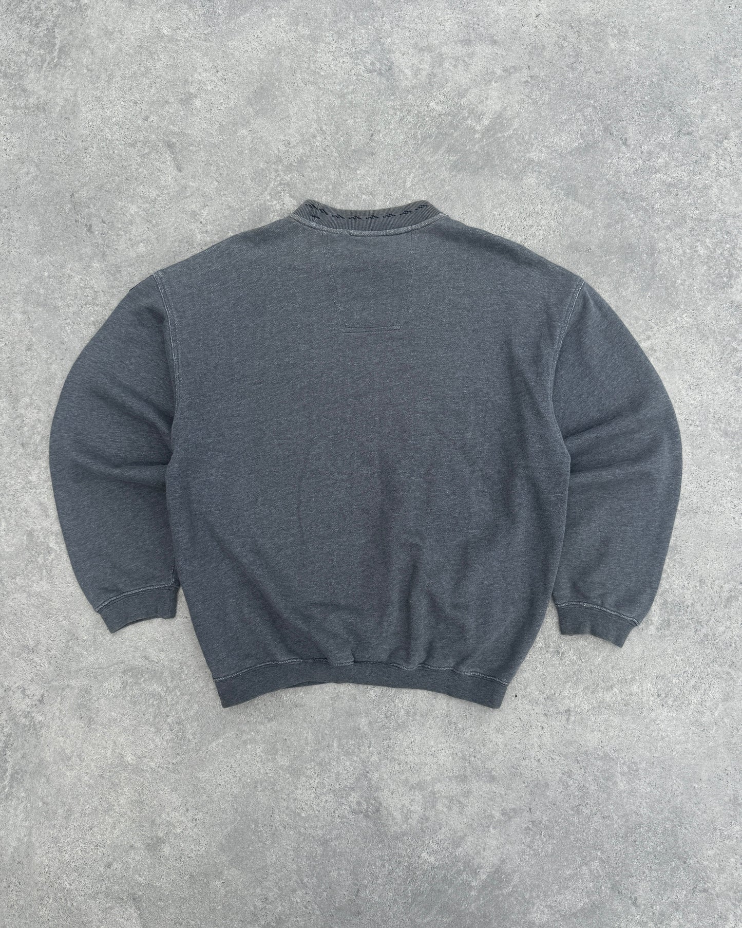 adidas equipment 1990s heavyweight embroidered sweatshirt (m) | Default Title, Grey