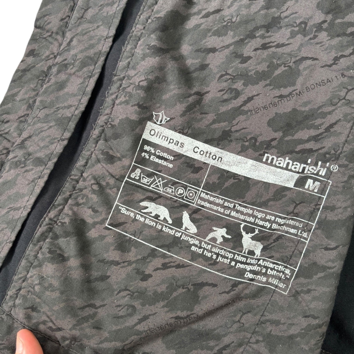 Maharishi 00’s Dual Zip Field Jacket M | Medium, Black
