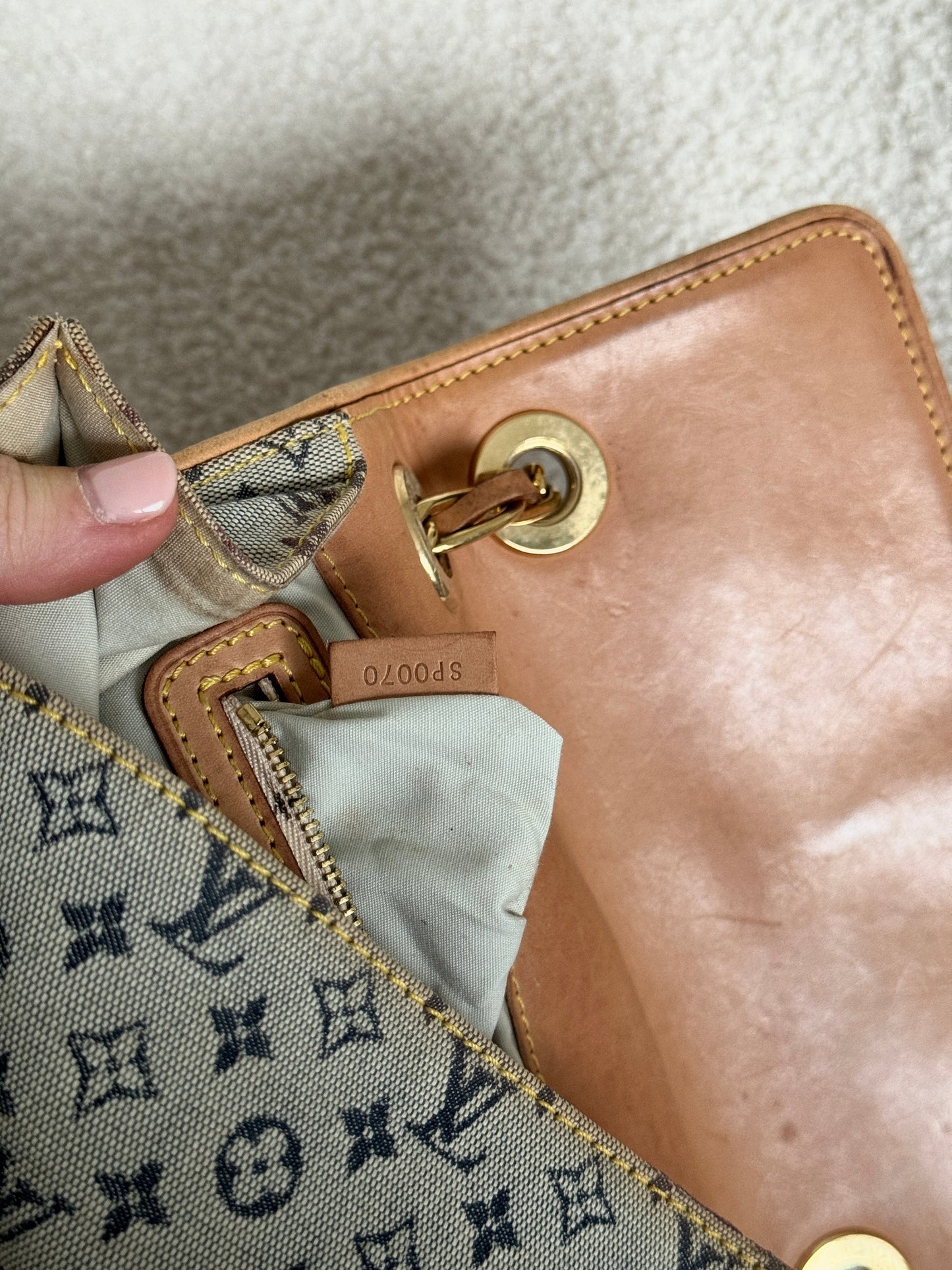 Vintage 2000 Louis Vuitton Min Lin Camille 2way Handbag | O/S, Multicoloured