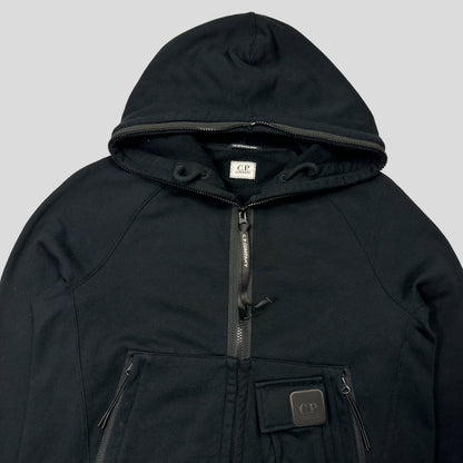 CP Company Metropolis Full-Zip Hoodie - S/M | Small, Black