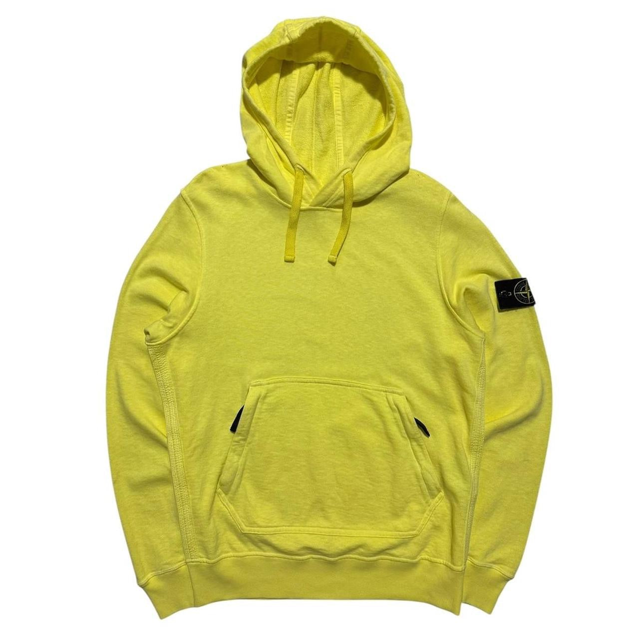Stone Island Yellow Pullover Hoodie
