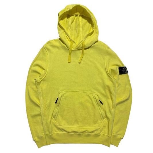 Stone Island Yellow Pullover Hoodie