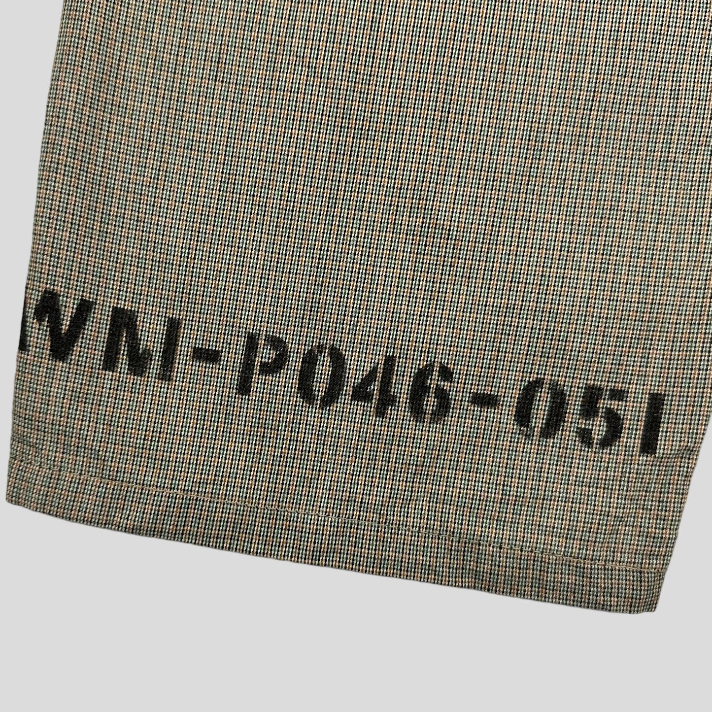 Junya Watanabe SS04 Houndstooth Prisoner Cargo’s - M