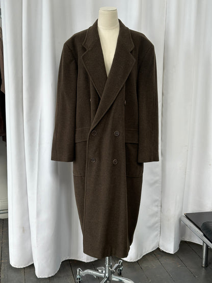 Giorgio Armani Le Collezioni 1990s Pure Wool Double Breasted Coat - XL/XXL