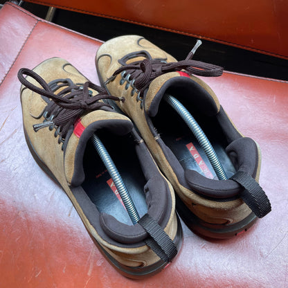 Prada Sport Brown FW99 Low Vibram Boot | Large, Brown
