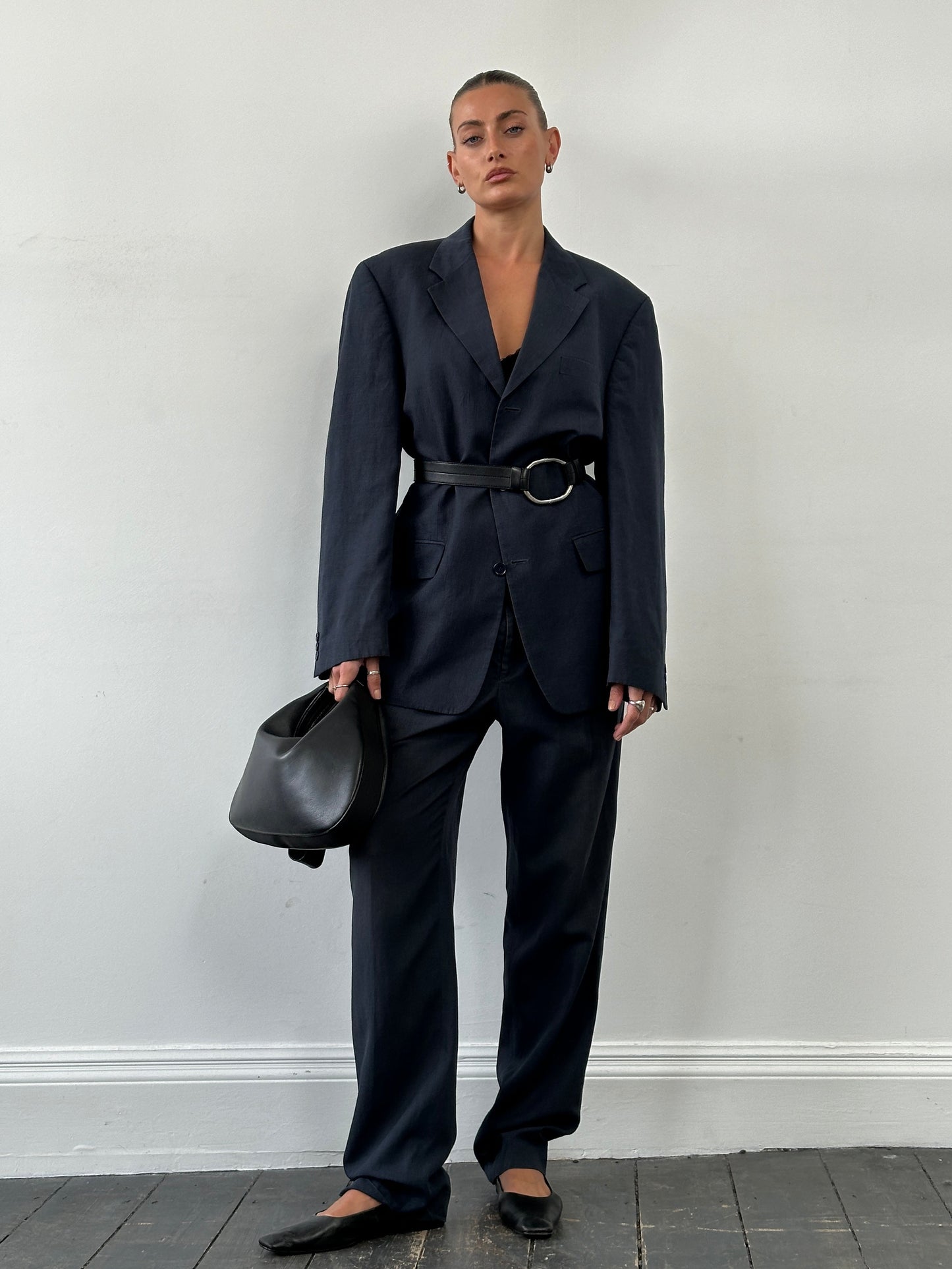 Vintage Linen Lyocel Single Breasted Suit - 40R/W32