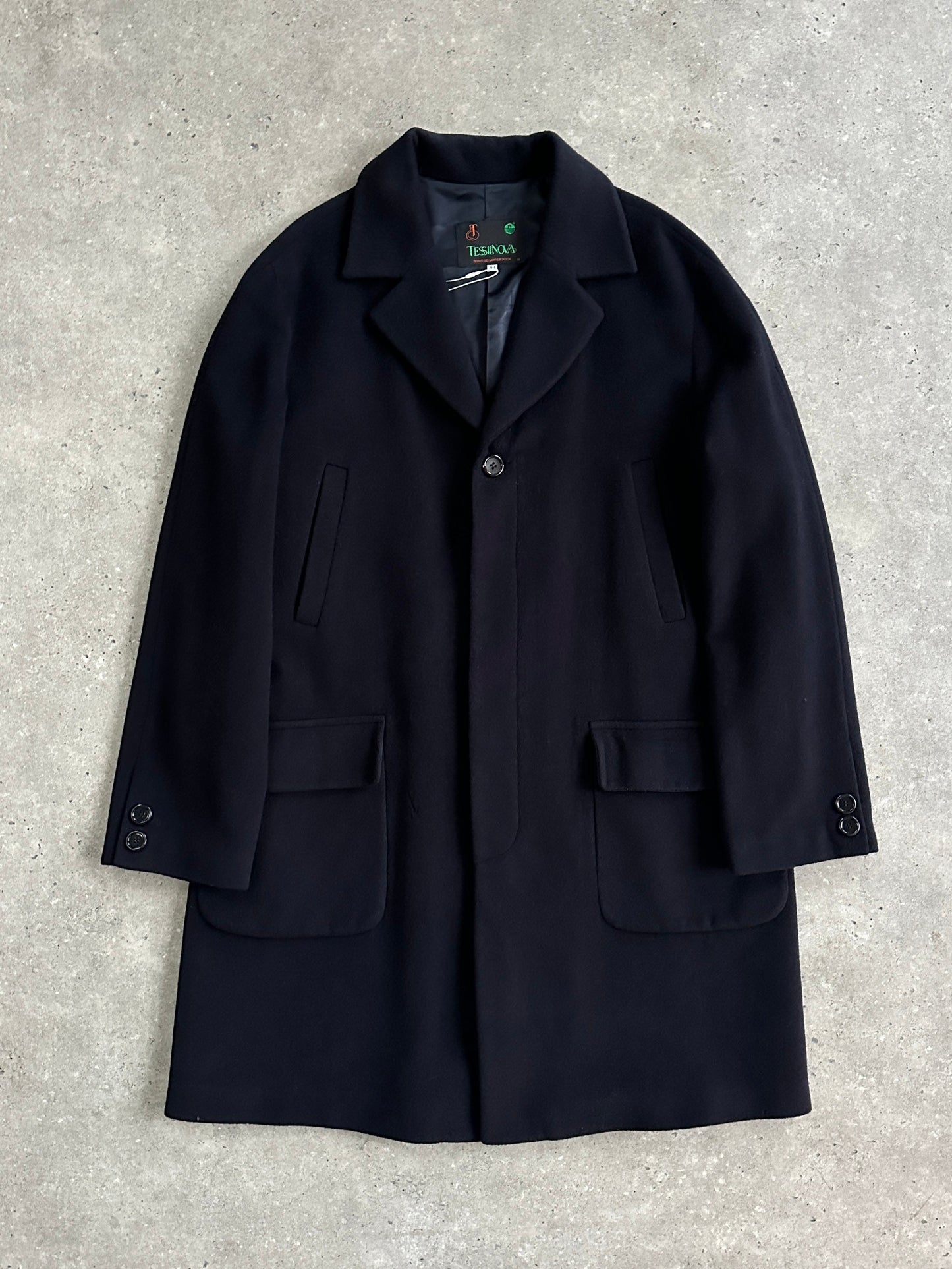 Vintage Wool Single Breasted Coat - XL/XXL