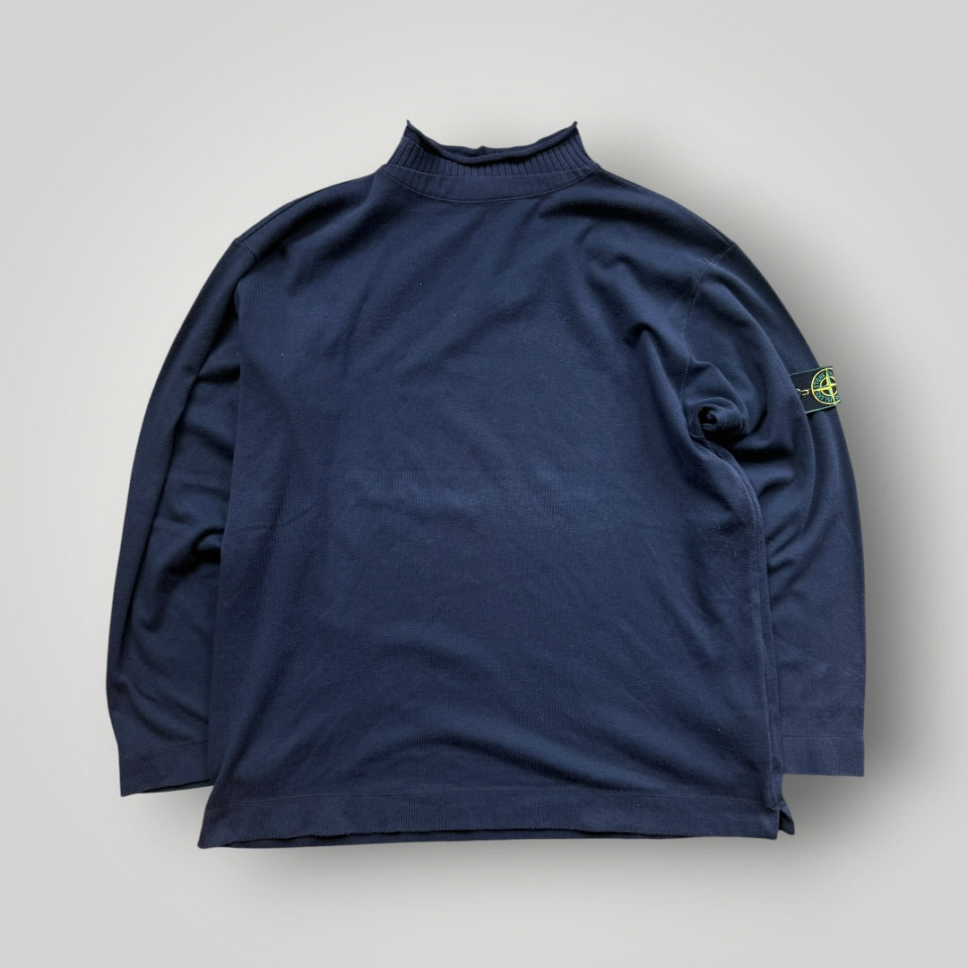 Stone Island SS/99 Duel Layer Mock Neck Jumper XL