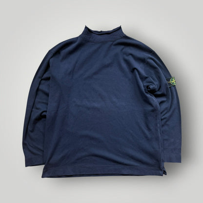 Stone Island SS/99 Duel Layer Mock Neck Jumper XL