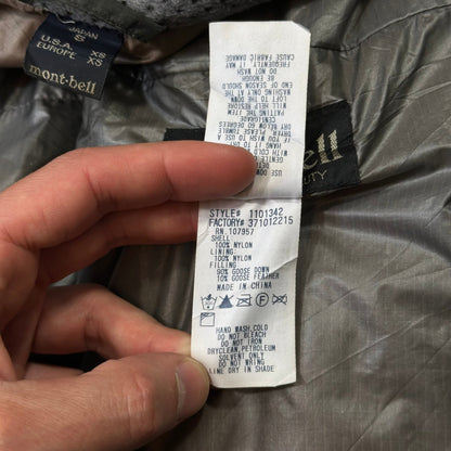 Montbell 00’s Goretex Ripstop Nylon Down Puffer Jacket - S/M | Default Title, Grey