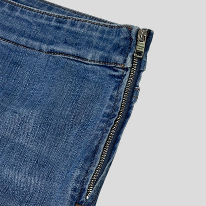 Prada Milano 2018 Logo Tab Lyocell Stretchy Skinny Jeans - 27-29 | Default Title, Black