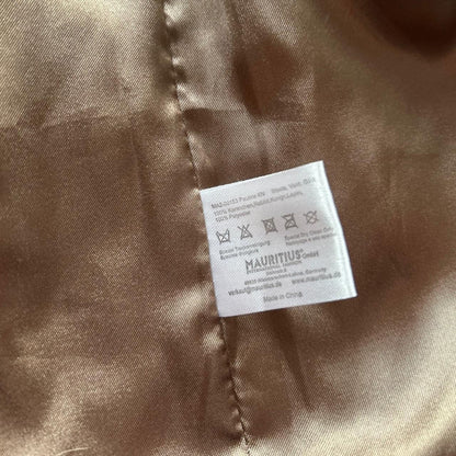 Vintage Fur Gilet | Cream, Brown