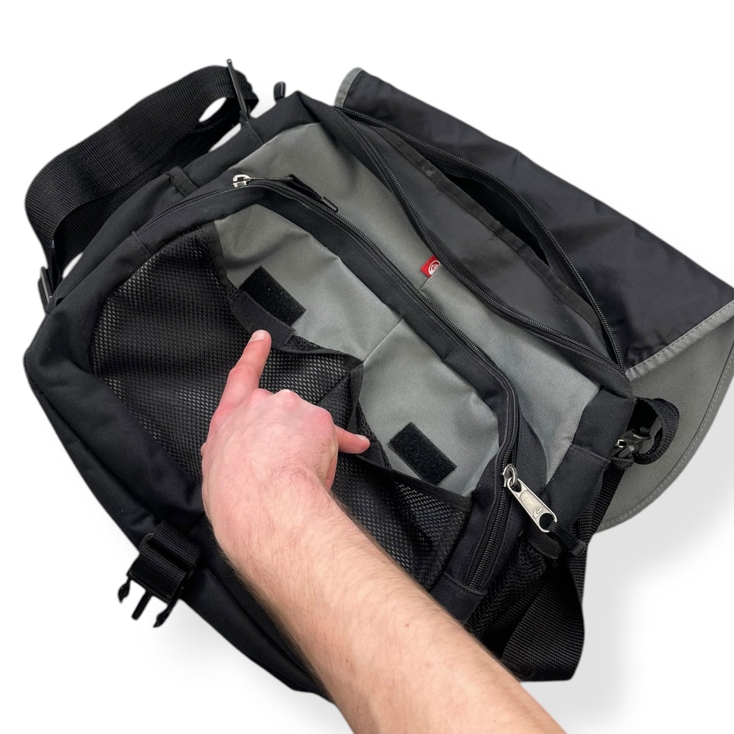 2000's Quiksilver Messenger Bag | O/S, Multicoloured