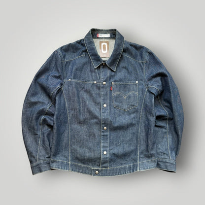 Levi's Engineered Jeans 2000's Twisted Denim Jacket L | Default Title, Red