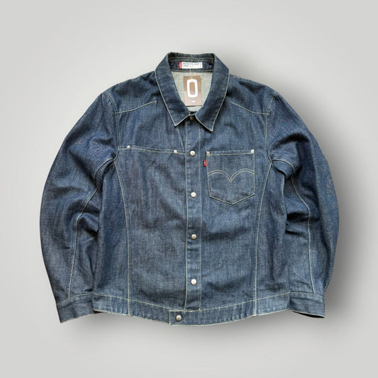 Levi's Engineered Jeans 2000's Twisted Denim Jacket L