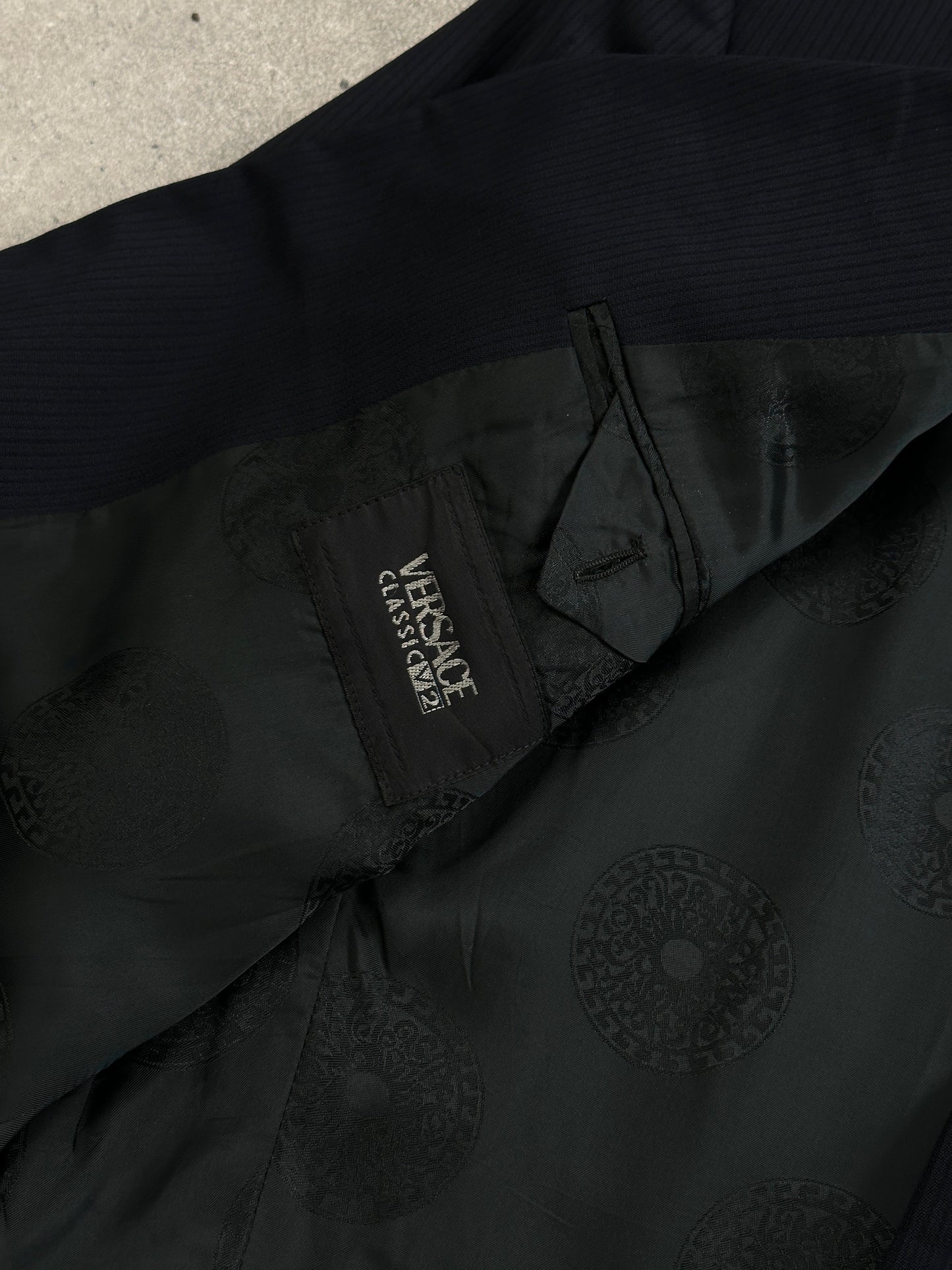 Versace Classic V2 90s Wool Single Breasted Blazer - 42R/XL