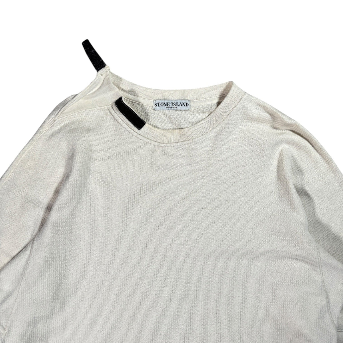 Stone Island 2007 Adjustable Crewneck Jumper L | Large, White