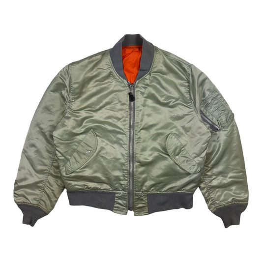 Corinth MFG MA-1 Silver Flight Jacket