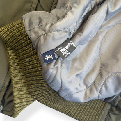 2000's Stussy Corduroy/Nylon Panelled Jacket (M) | Medium, Green