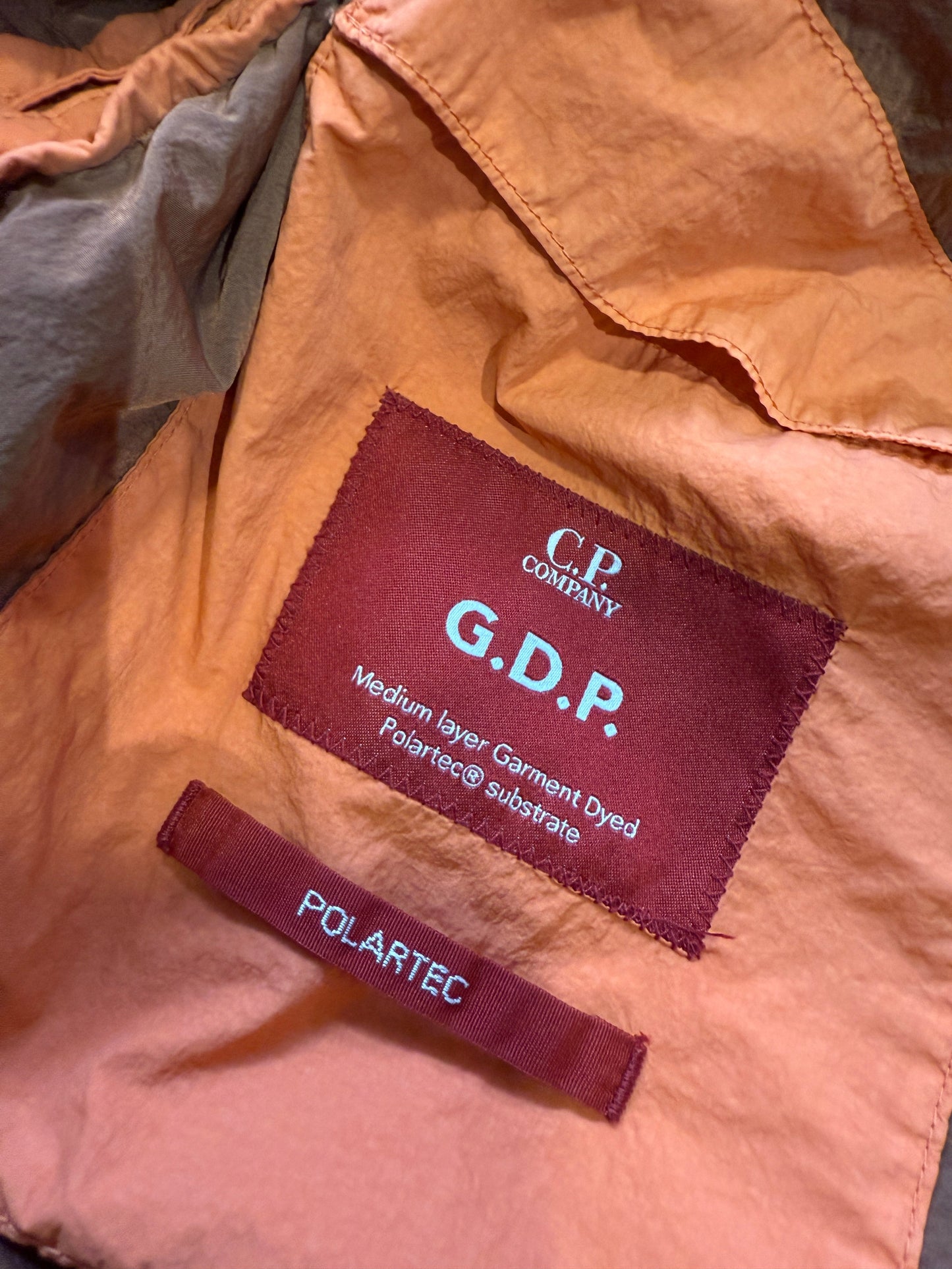 C.P. Company GDP Hooded Polartec Nylon Goggle Jacket 50