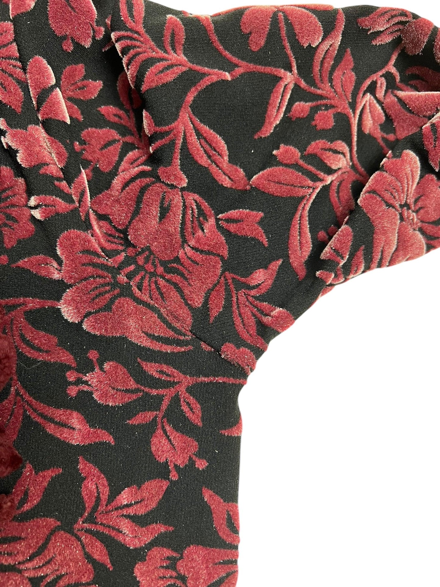 Miss Selfridge 1998 velvet flock duster