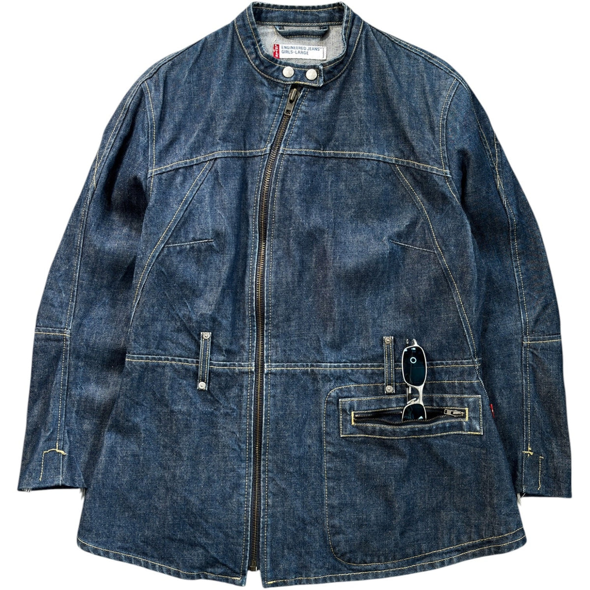 Levi’s Engineered 00’s Women’s Denim Jacket 12/14 | 12/14, Blue