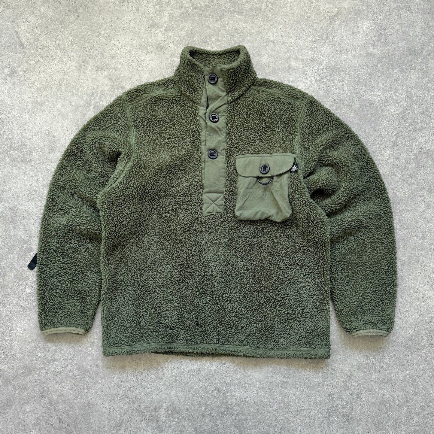 Nike ACG 2000s technical deep pile sherpa fleece jacket (S)