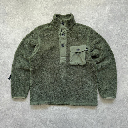 Nike ACG 2000s technical deep pile sherpa fleece jacket (S)