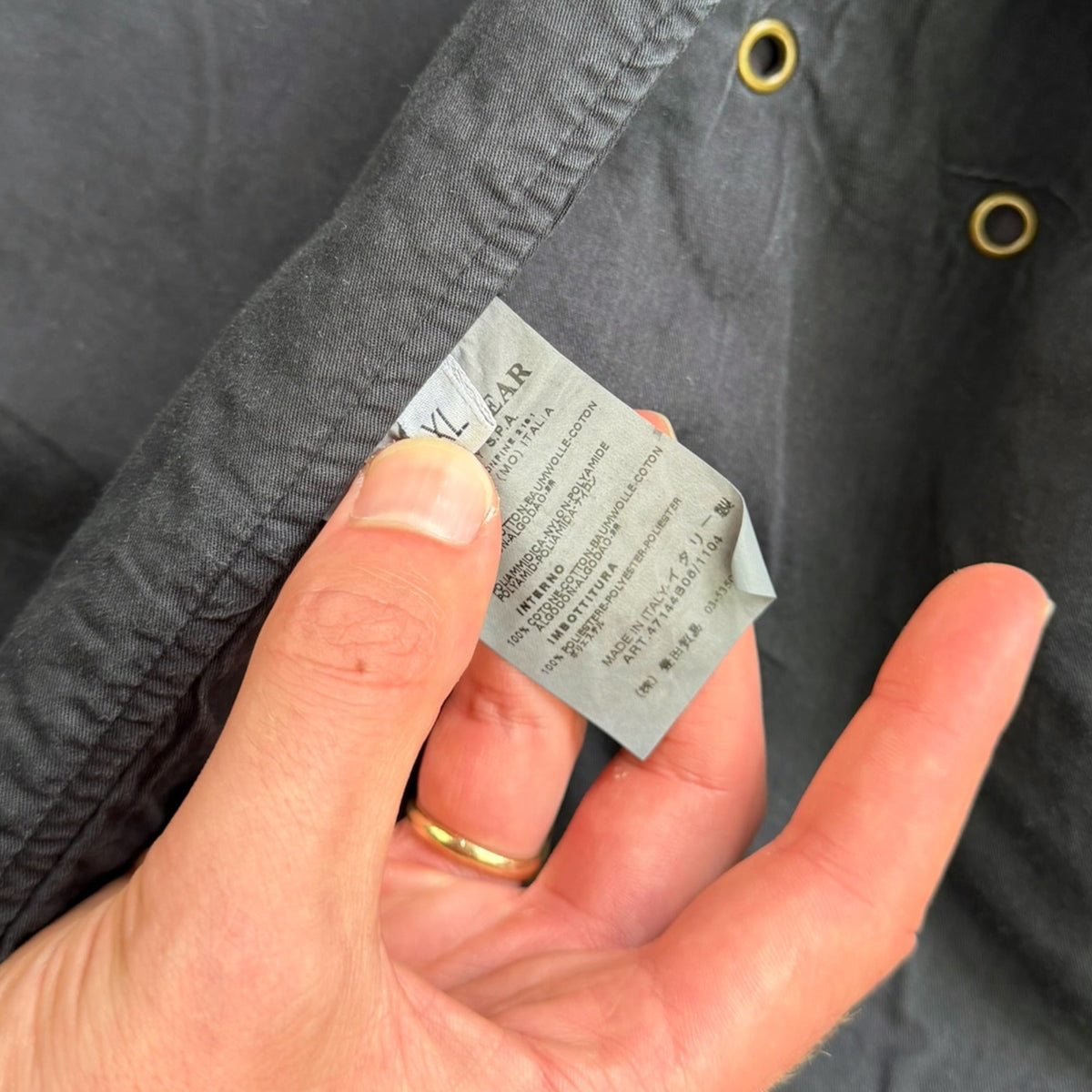 FW2007 Stone Island Denims Cargo Pocket Jacket (L) | Large, Navy