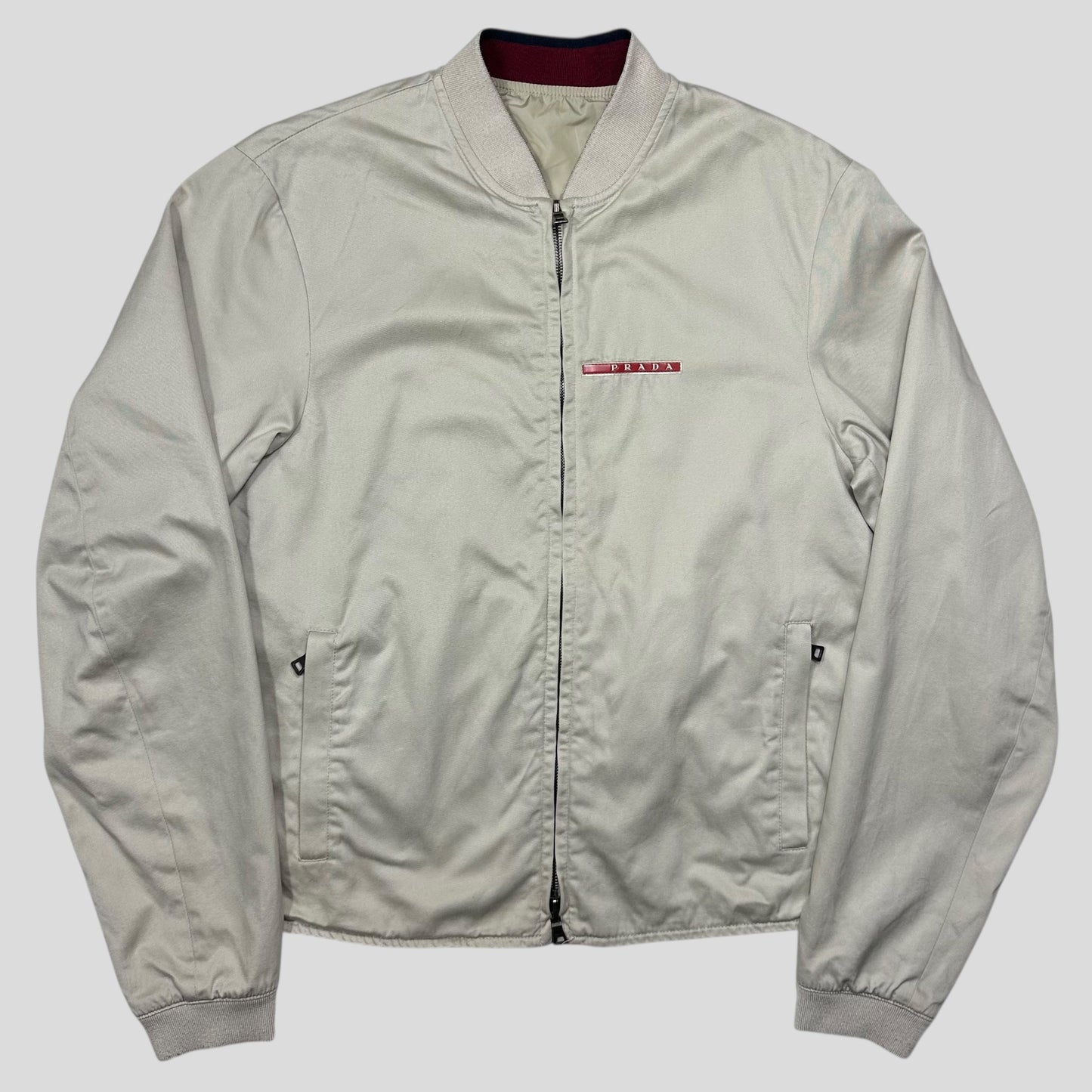 Prada Luna Rossa Challenge 2003 Reversible Sailing Bomber Jacket - M