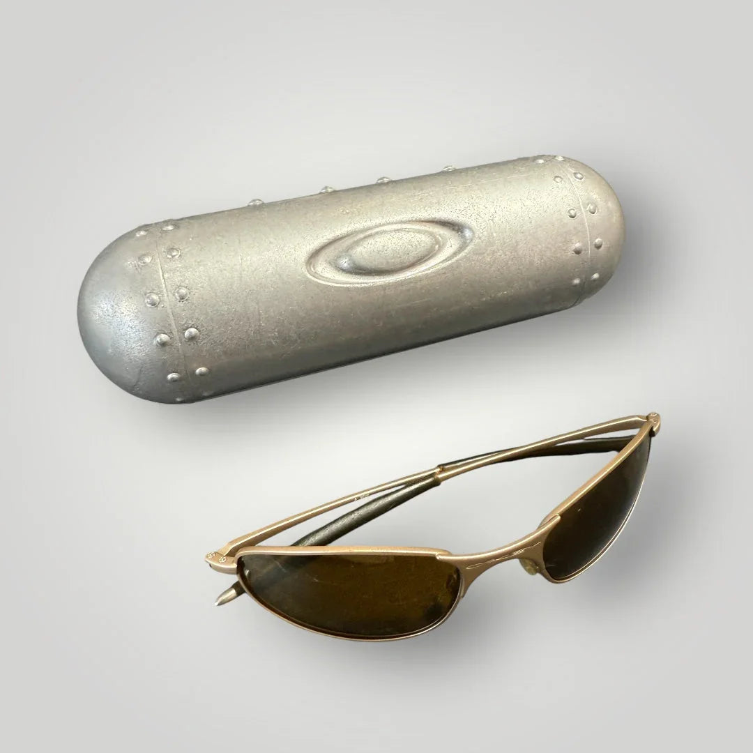 1998 Oakley 1.0 Wire Sunglasses With OG Vault Case