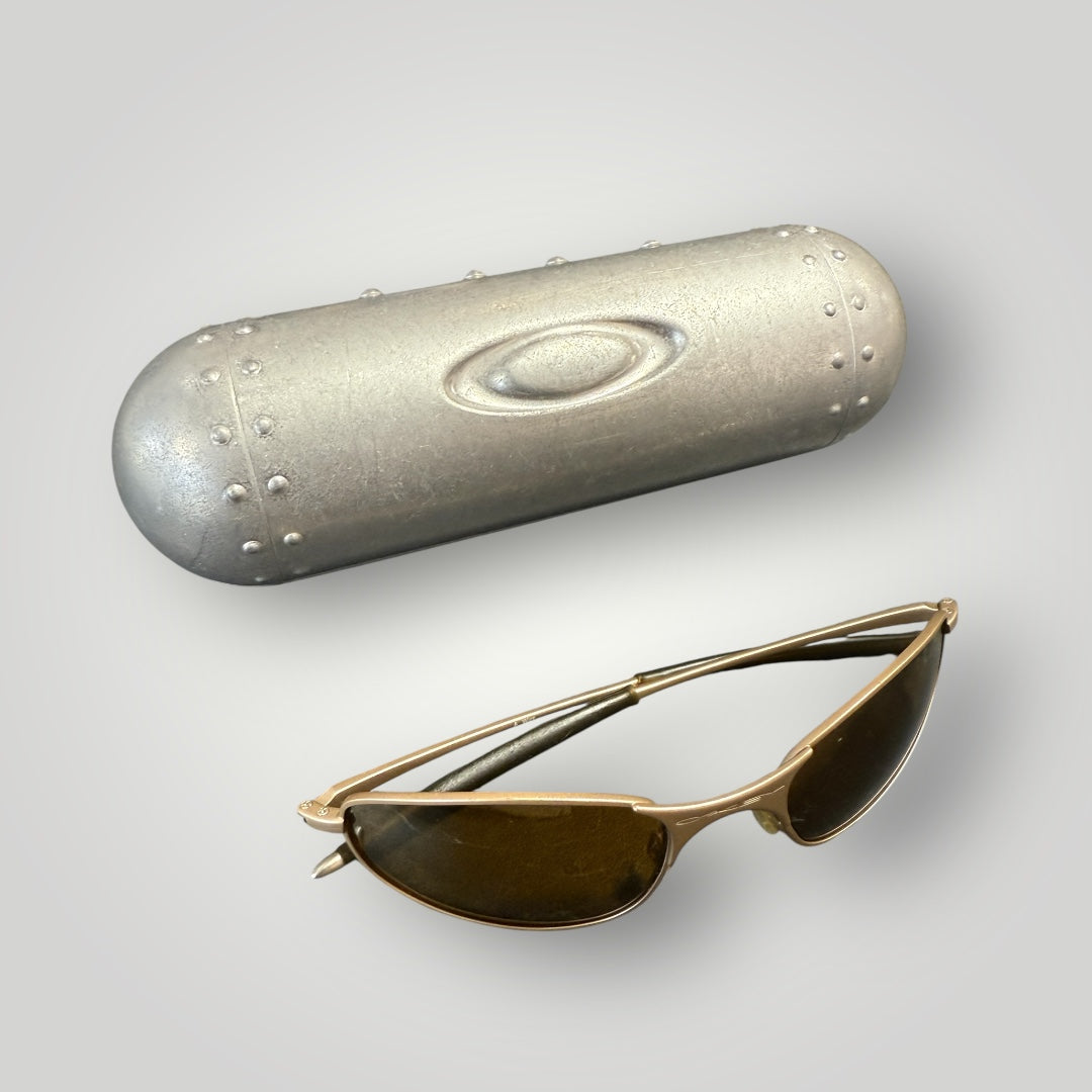 1998 Oakley 1.0 Wire Sunglasses With OG Vault Case
