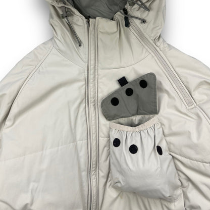 Nike ACG Padded Asymmetric Zip Jacket (L) | Default Title, Cream