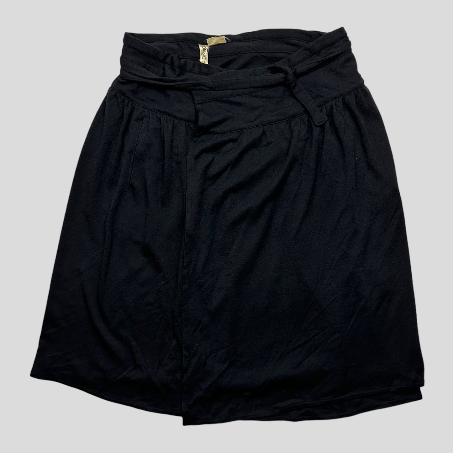 Comme Des Garçons 80’s Wool Wraparound Skirt - OS | Default Title, Black