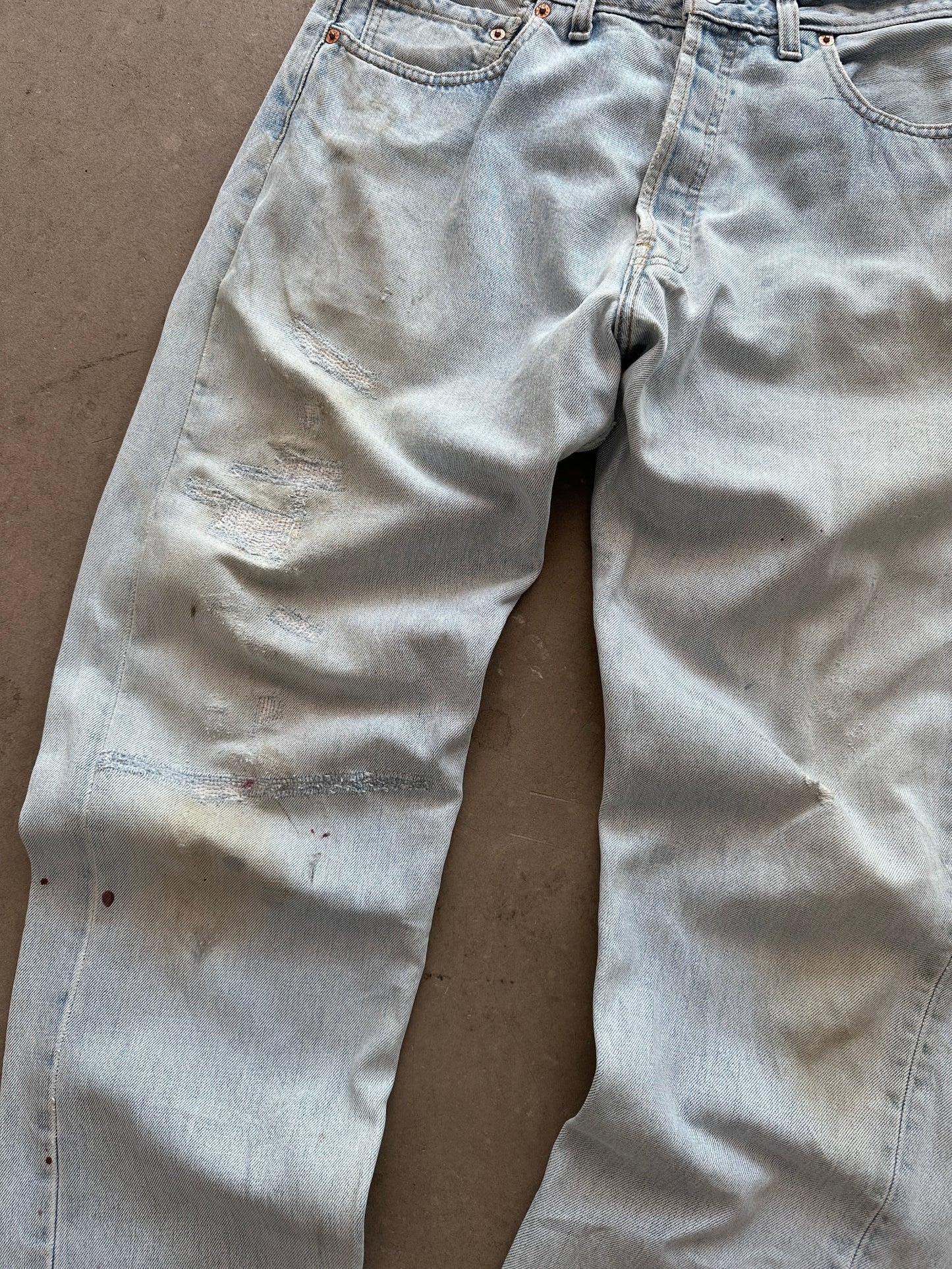 1997 Levi's 517 Repaired Jeans - 36 x 34 | Default Title, Red