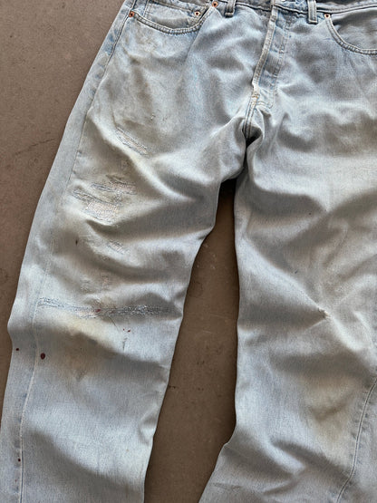 1997 Levi's 517 Repaired Jeans - 36 x 34 | Default Title, Red