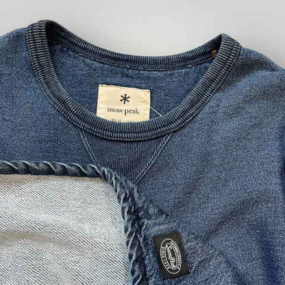 Snow Peak Utility Denim Crewneck M
