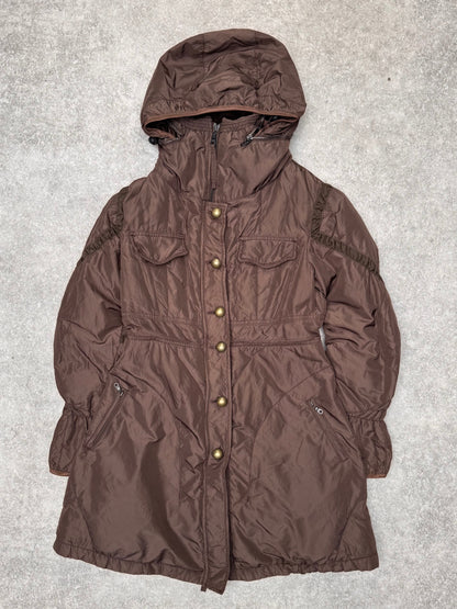 Marithe Francois Girbaud Mid Length Hooded Puffer Jacket