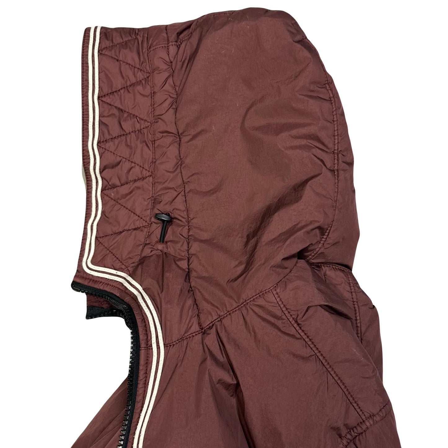 Stone Island Crinkle Reps NY Jacket in Burgundy (M) | Medium, Burgundy