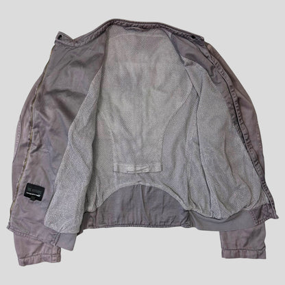 Puma x Neil Barrett 96 Hours Dusty Purple Cotton Moto Jacket - S/M