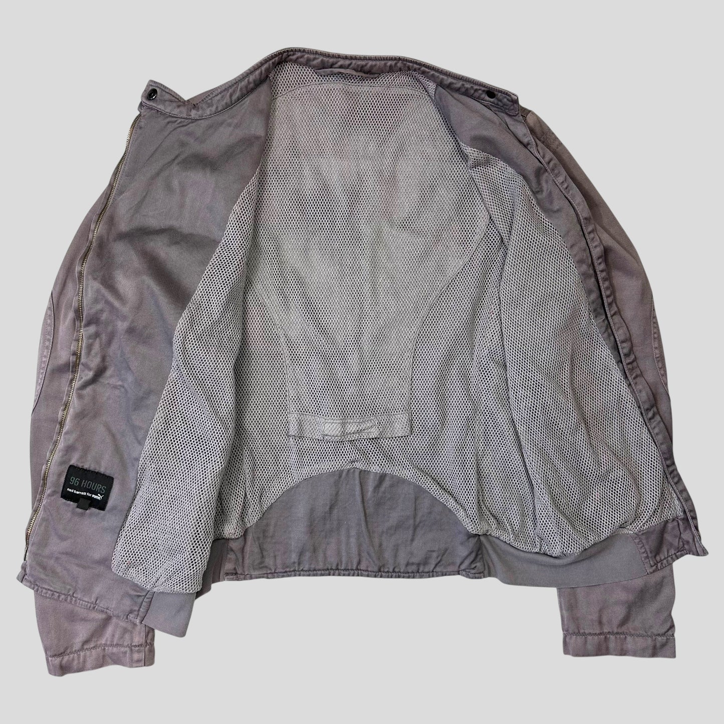 Puma x Neil Barrett 96 Hours Dusty Purple Cotton Moto Jacket - S/M | Default Title, Purple